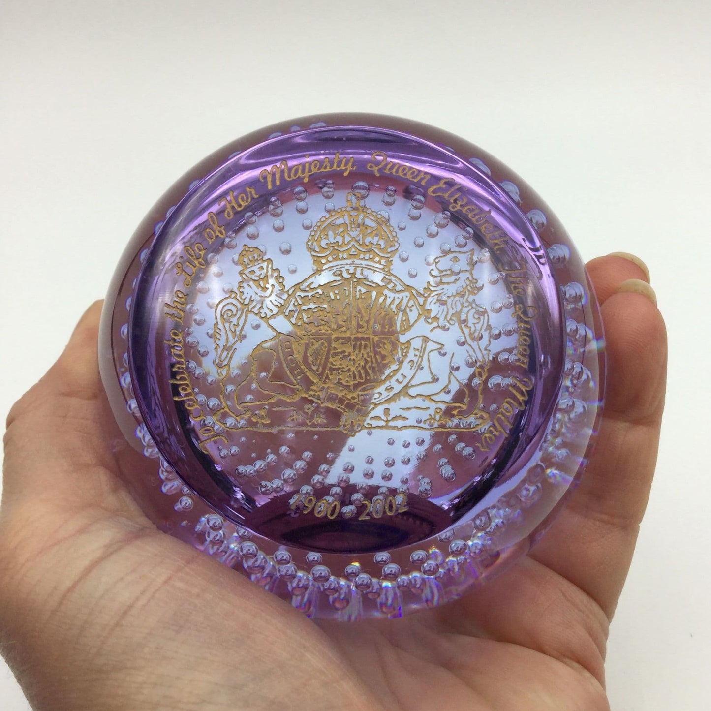 Caithness Royal Commemorative Paperweight