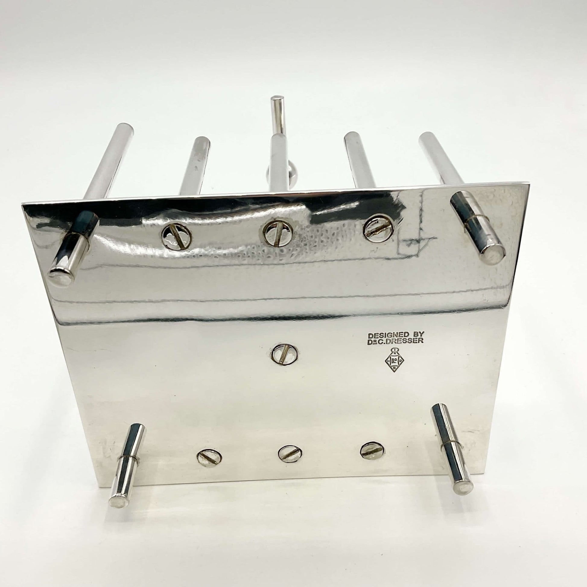Vintage Silver Plate 4-Slice Triangular Toast Rack – KRB