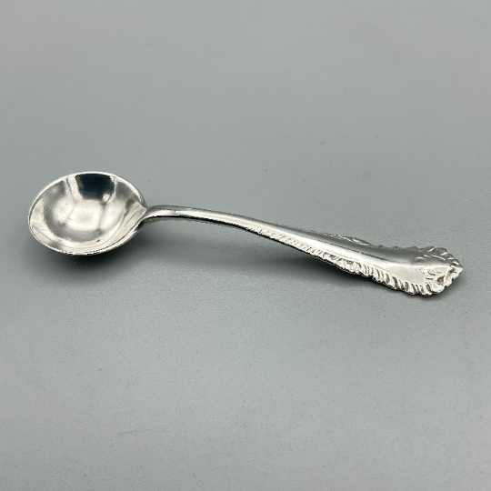 Antique 1920s Sterling Silver Salt or Condiment Spoon