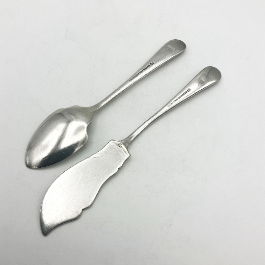 Mappin & Webb 1930s Butter Knife and Jam Spoon