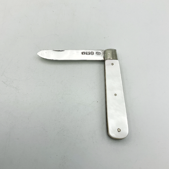 Antique Sterling Silver Fruit Knife, 1903 Hallmark