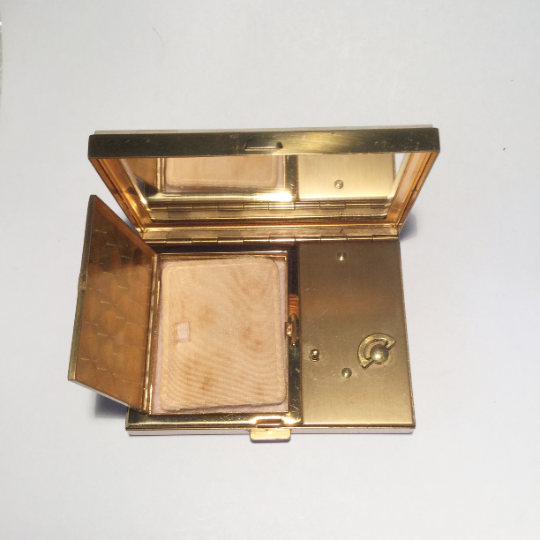 1950s AGME Swiss Musical Mirror Compact