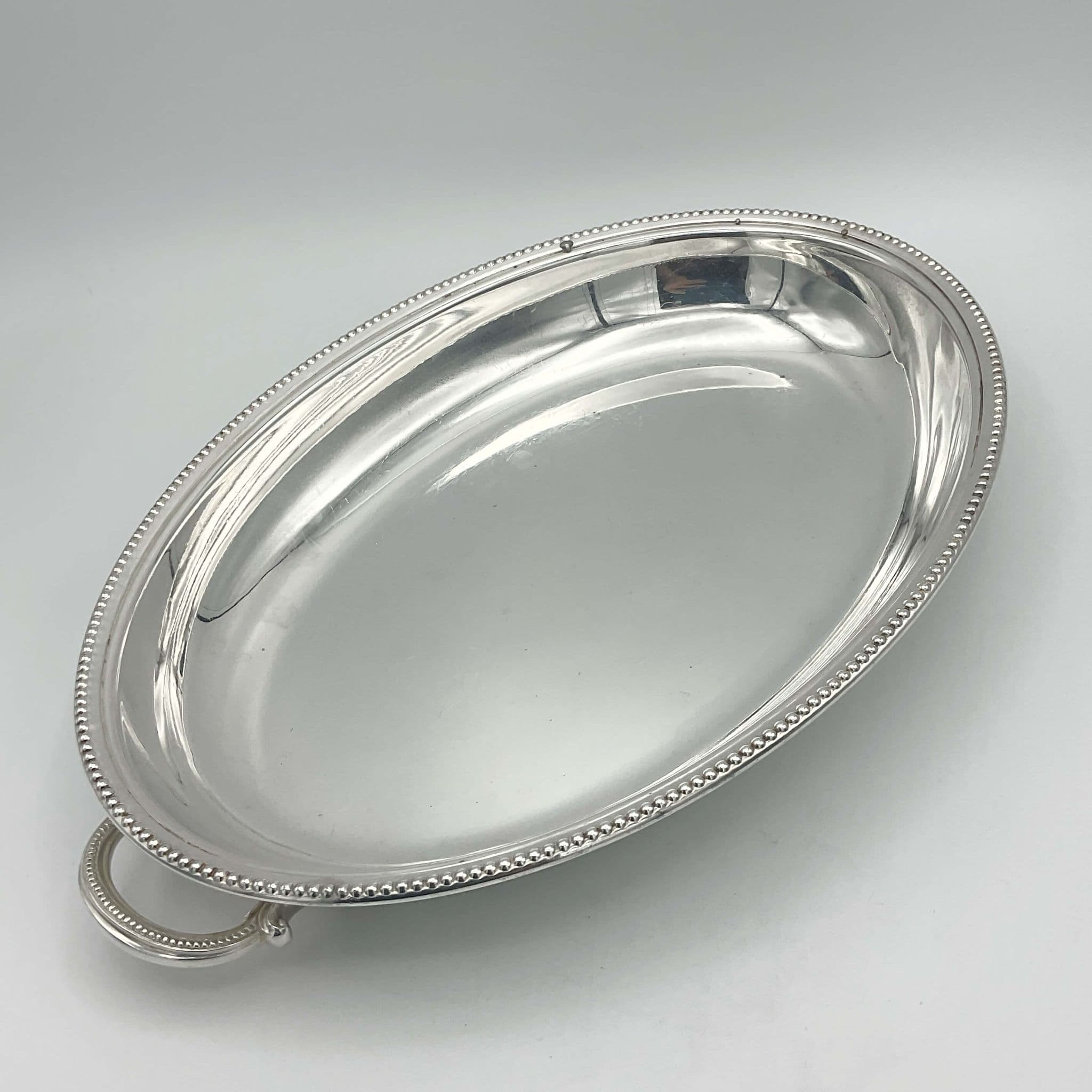 Mappin & Webb 1930s Entree Dish, Silver Plated Serving Dish