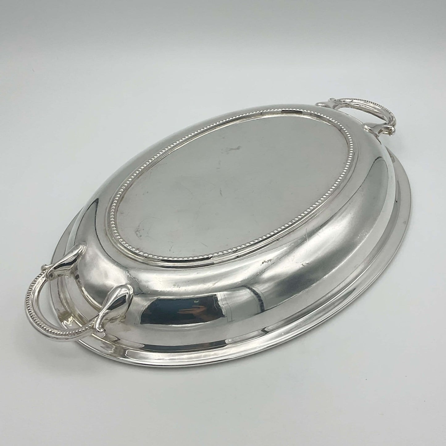 Mappin & Webb 1930s Entree Dish, Silver Plated Serving Dish