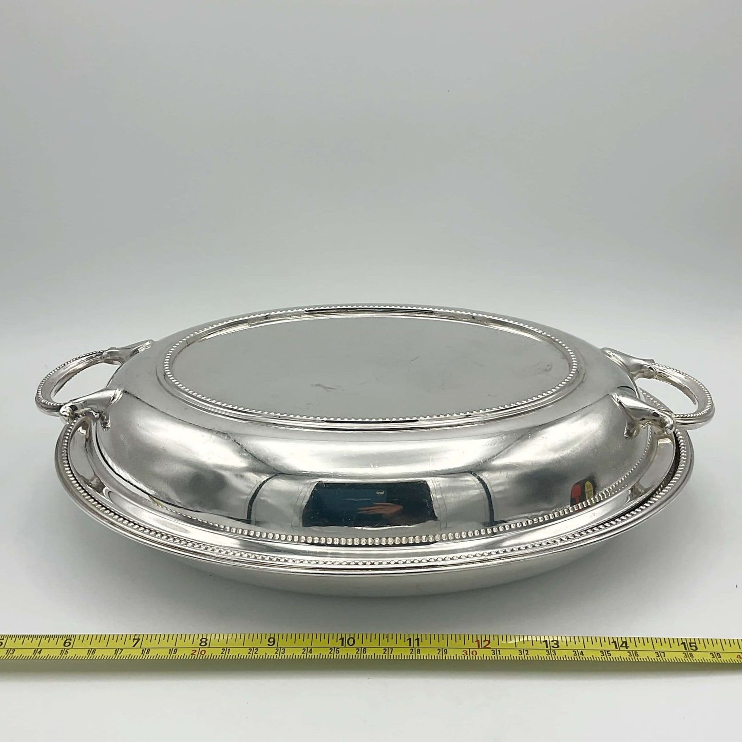 Mappin & Webb 1930s Entree Dish, Silver Plated Serving Dish