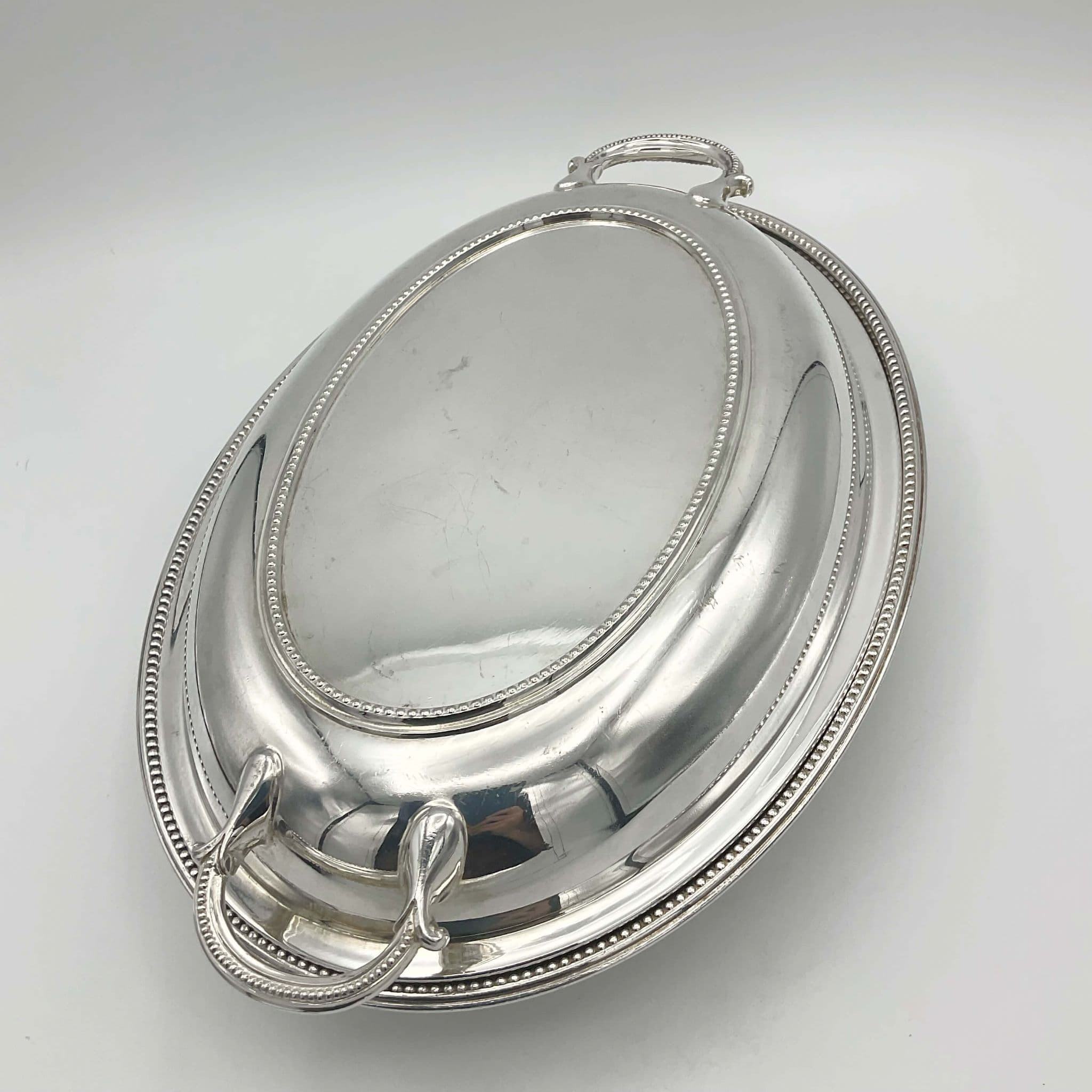 Mappin & Webb 1930s Entree Dish, Silver Plated Serving Dish