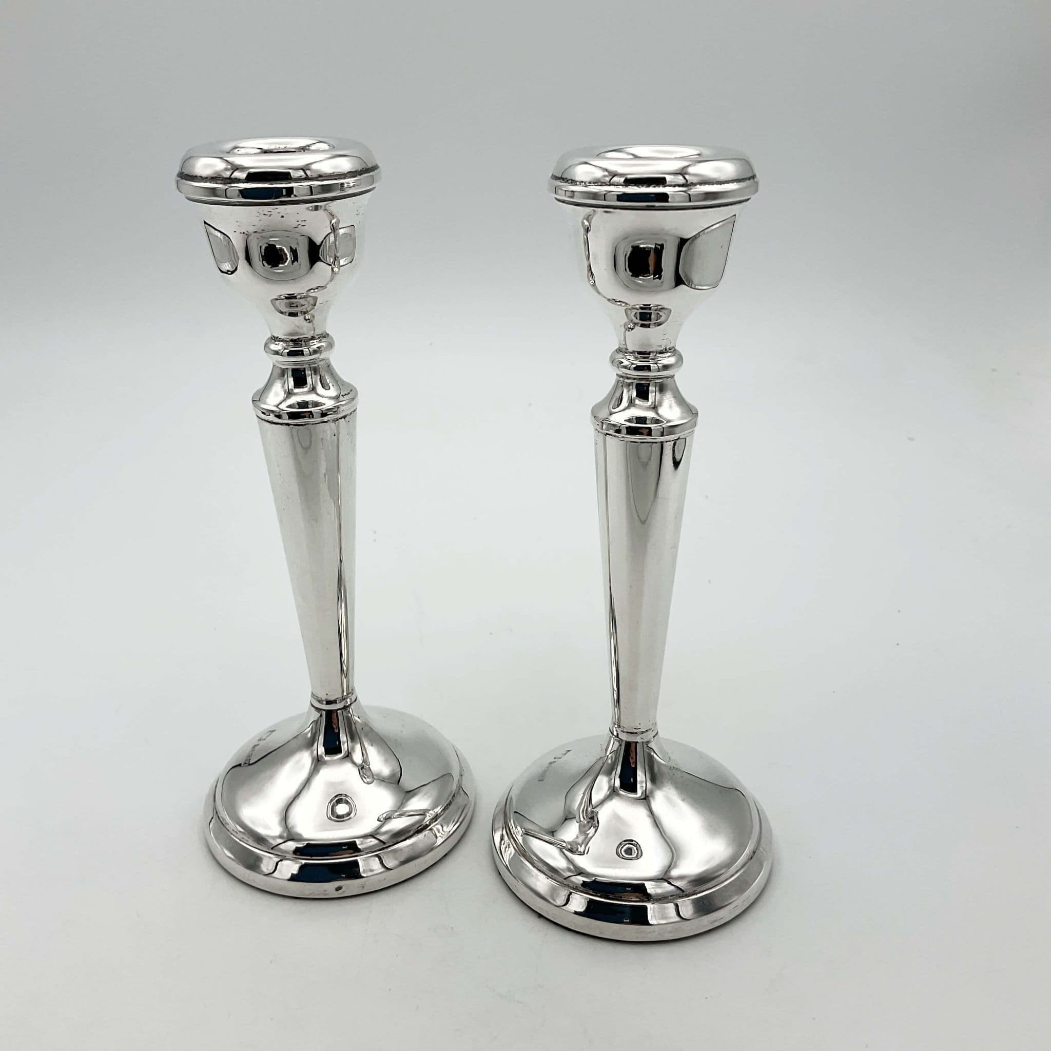 Sterling silver candlestick holders sale