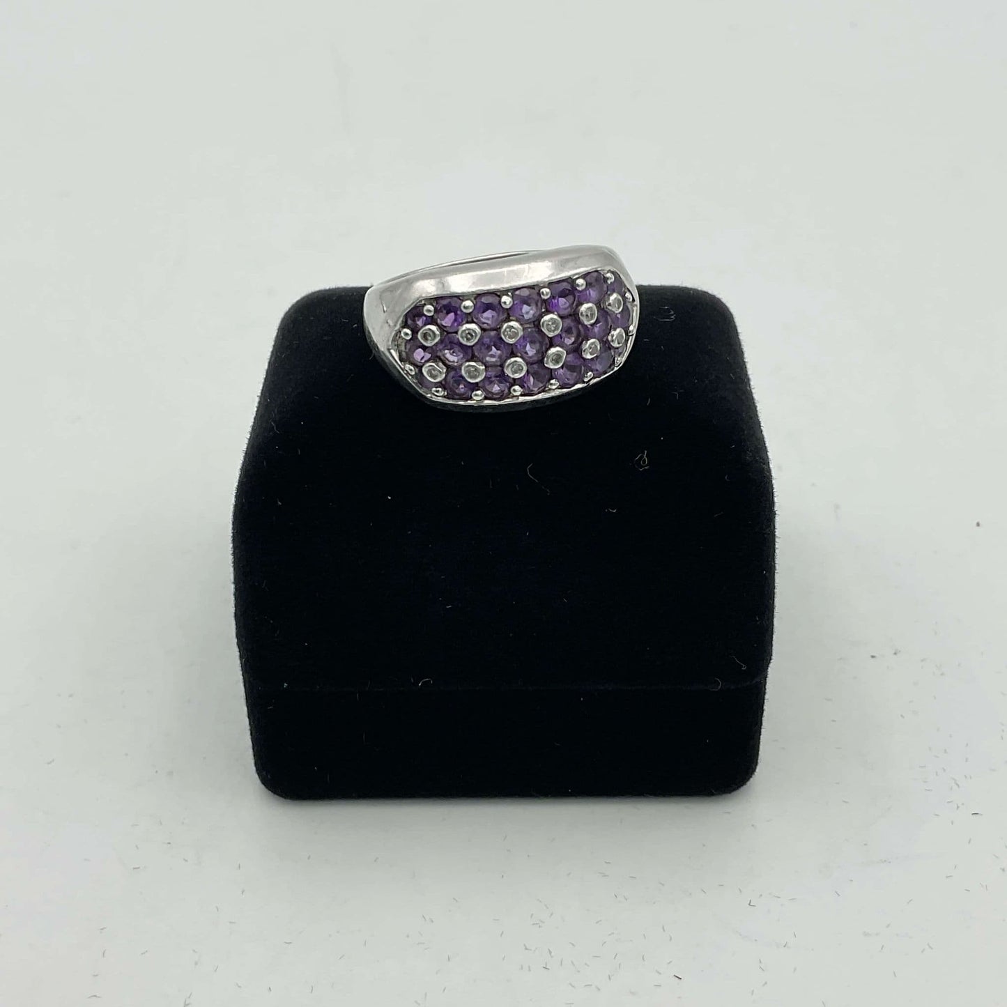 Purple Amethyst Sterling Silver Ring