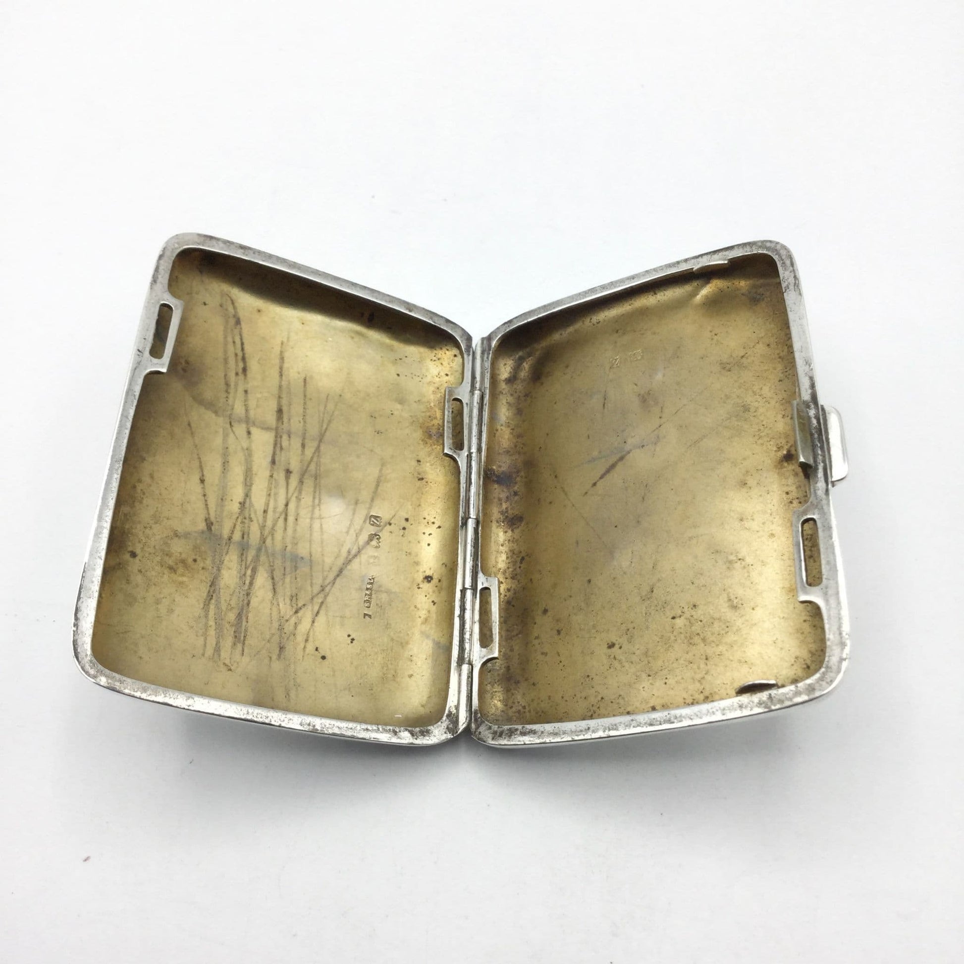 old silver cigarette case Antique 1924 Sterling Silver Cigarette Case – Beeches Vintage old silver cigarette case Antique 1924 Sterling Silver Cigarette Case – Beeches Vintage