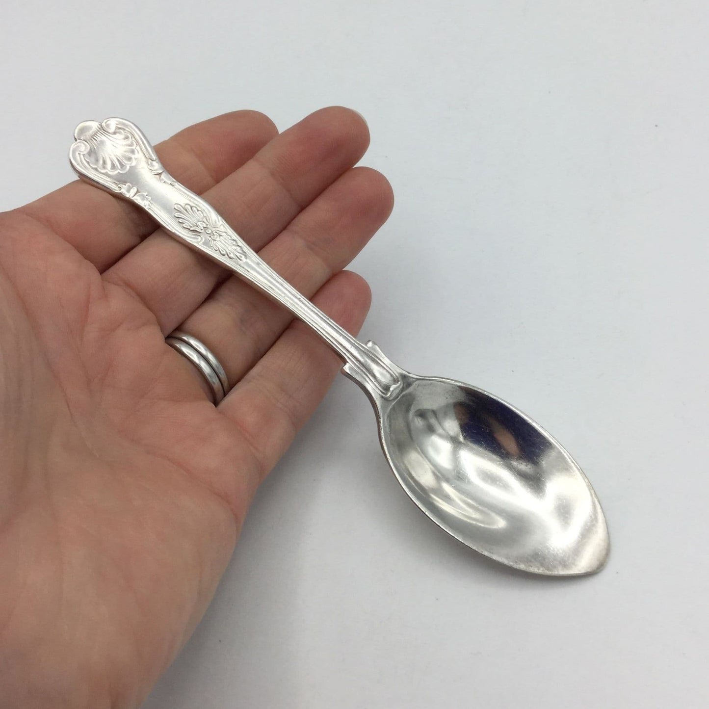 Vintage 1950s Silver Plated Tea Spoon, Medicine Spoon