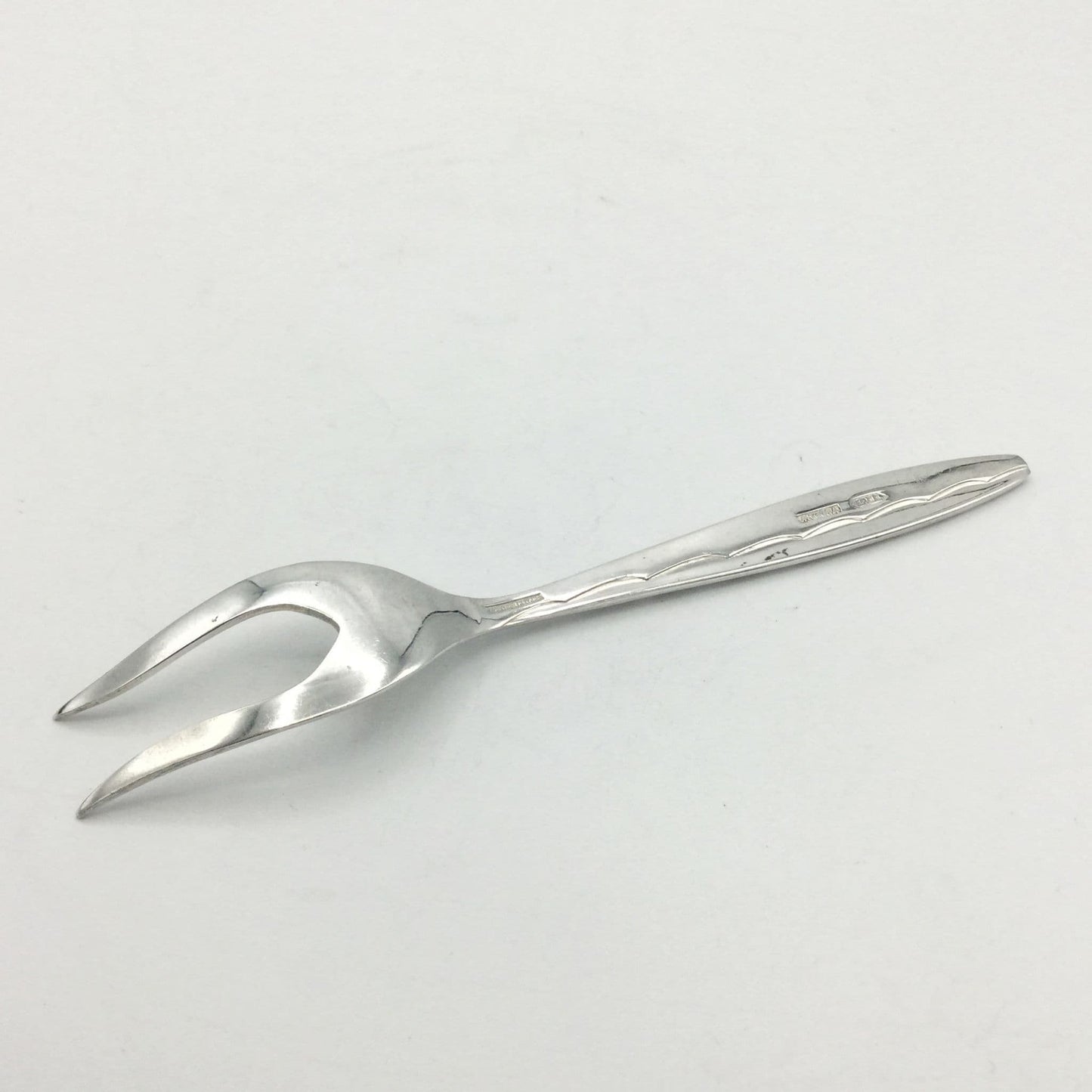 Vintage 1960s Angora Silver Plated Serving Fork