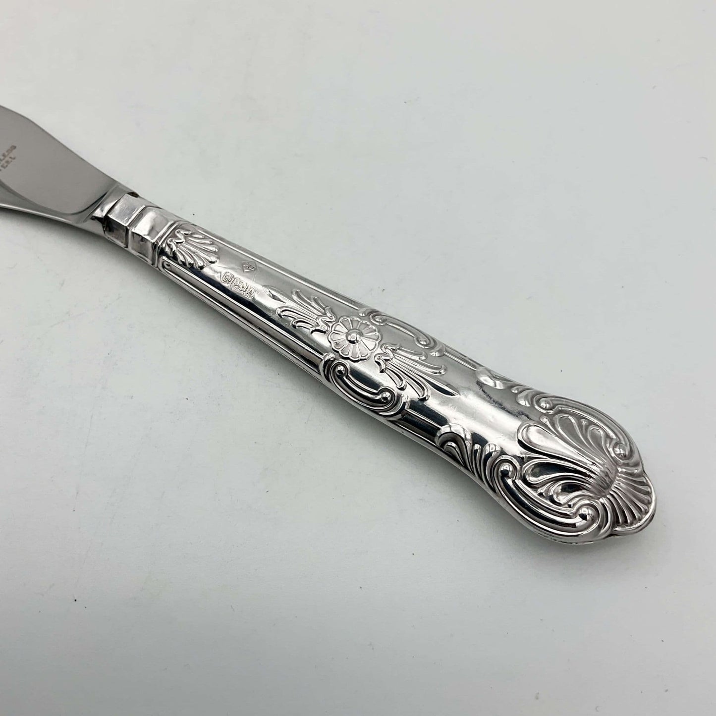 Vintage 1978 Solid Silver Handled Butter Knife, Butter Spreader