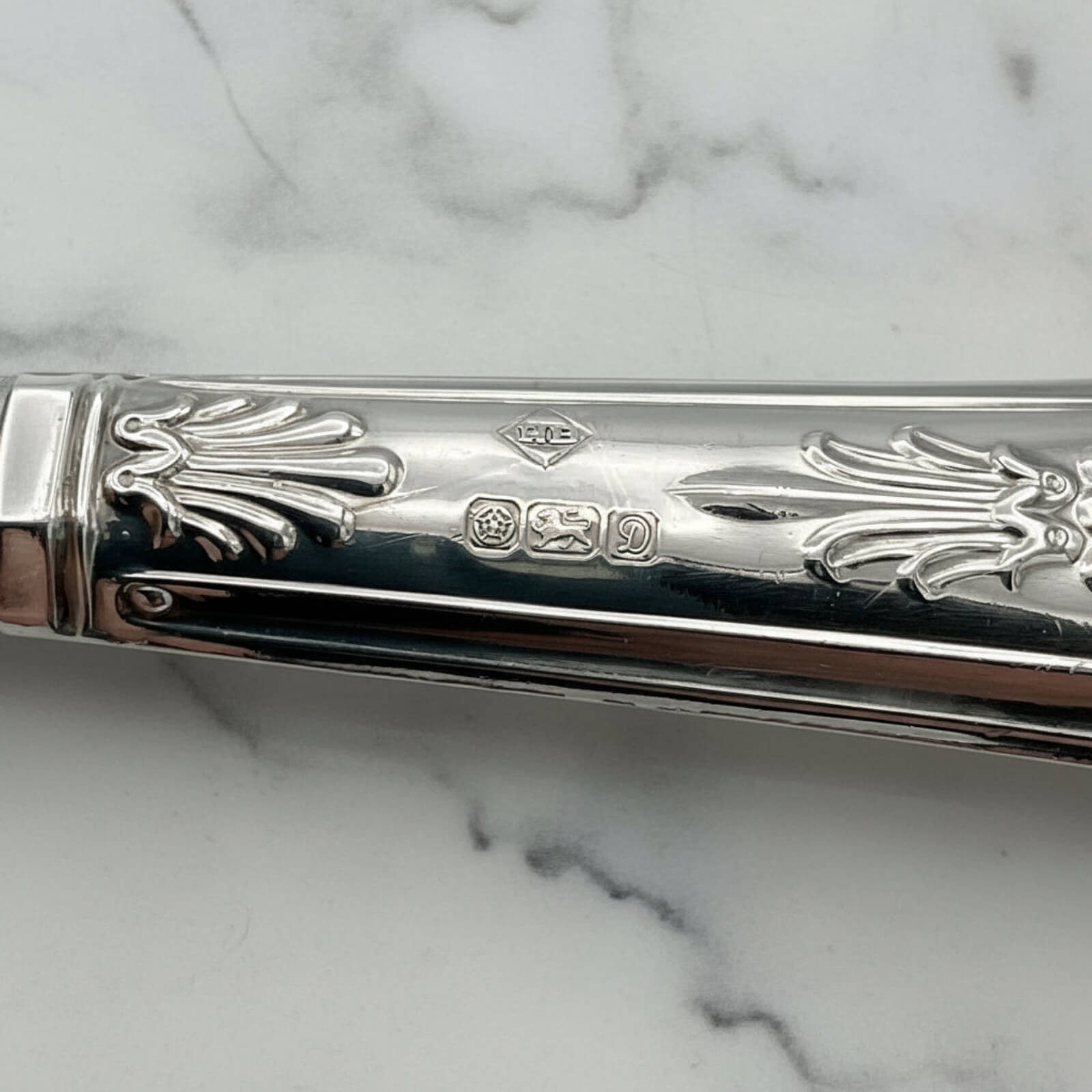 Vintage 1978 Sterling Silver Handled Butter Knife halmarks