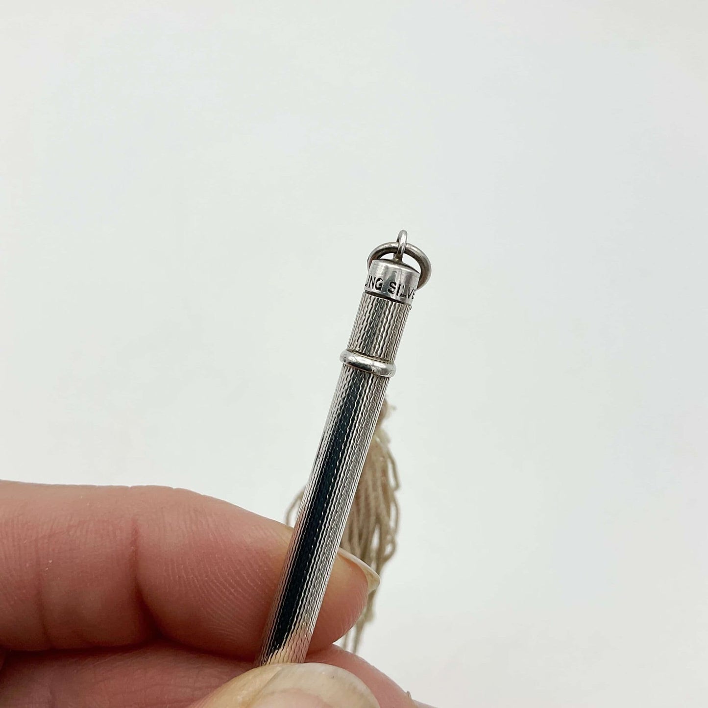 Vintage Sterling Silver Propelling Pencil, Bridge Pencil
