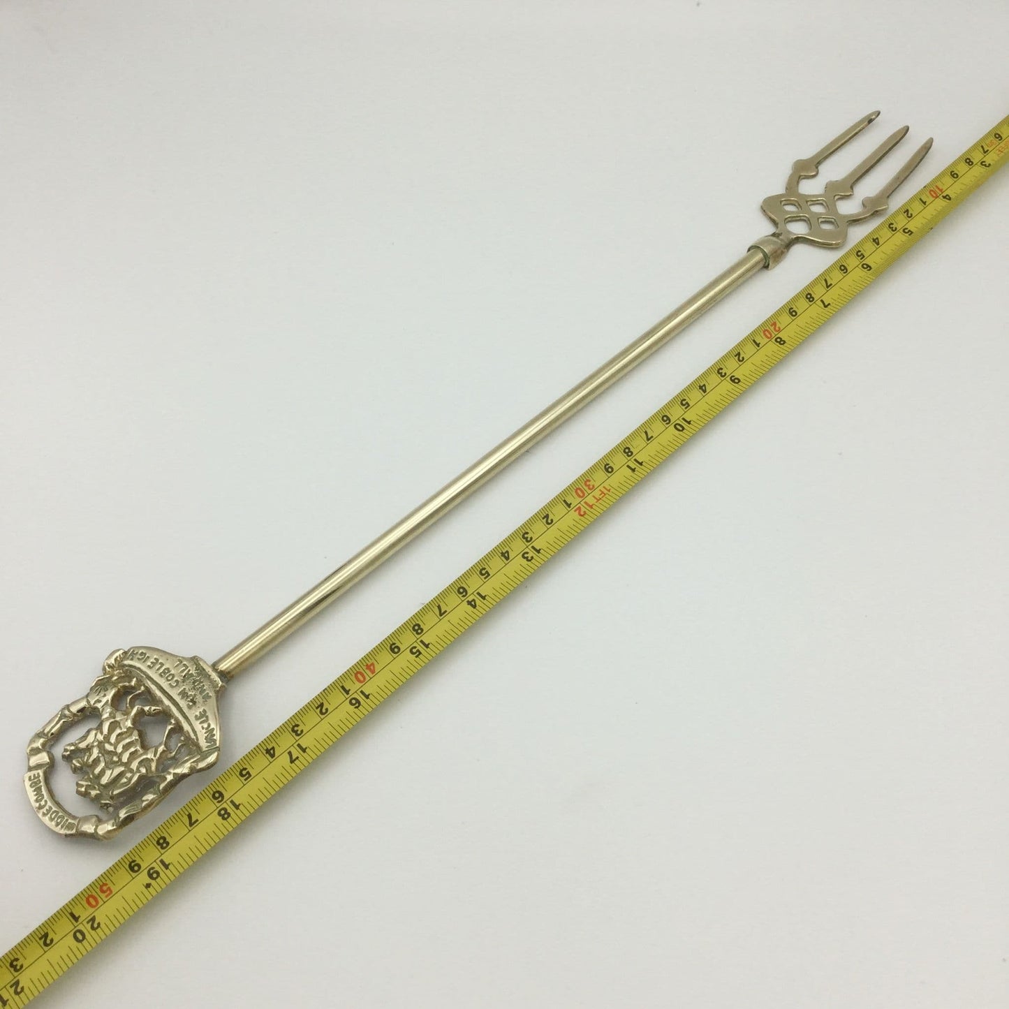 Vintage Uncle Tom Cobleigh Brass Toasting Fork, Widdecombe Fair