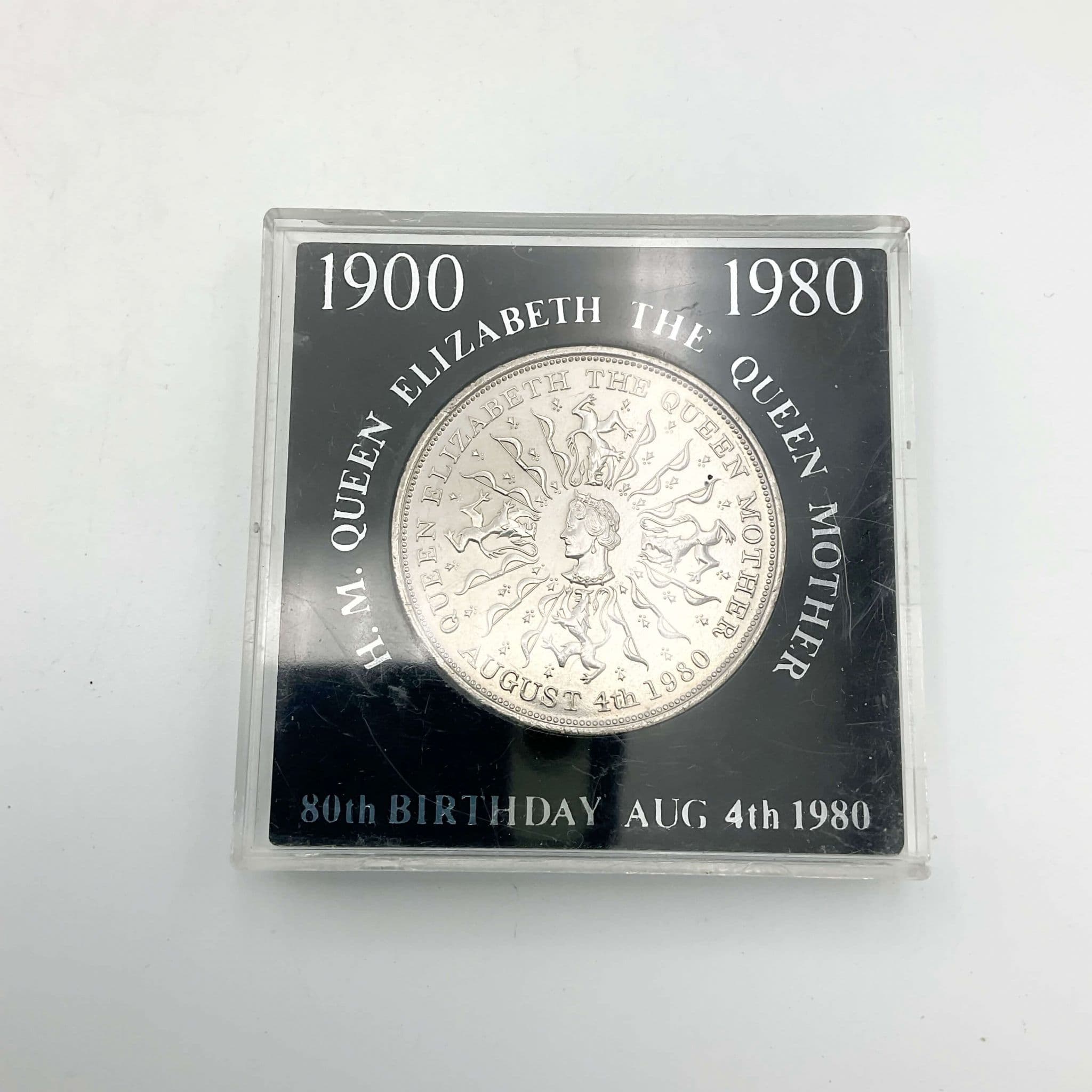 1980 Queen Mothers Birthday Commemorative Coin