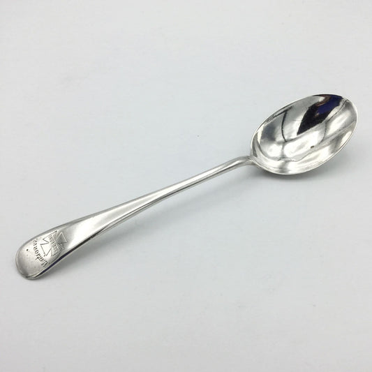 Antique 1897 Silver Plated Victorian Spoon