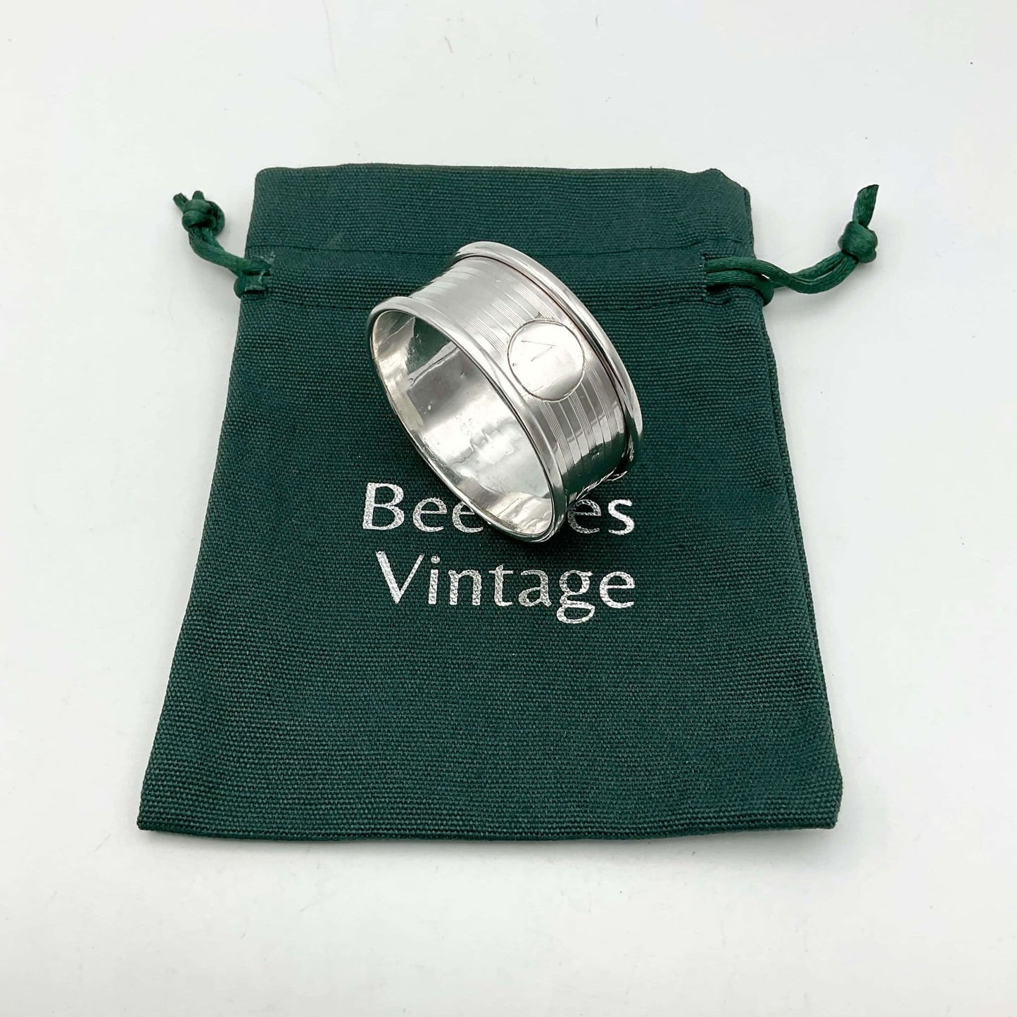Antique 1921 Sterling Silver Napkin Ring