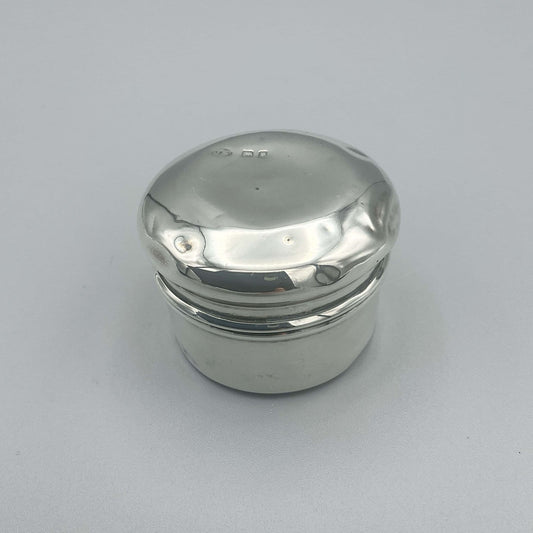 Antique 1922 Silver Mini Compact Pot