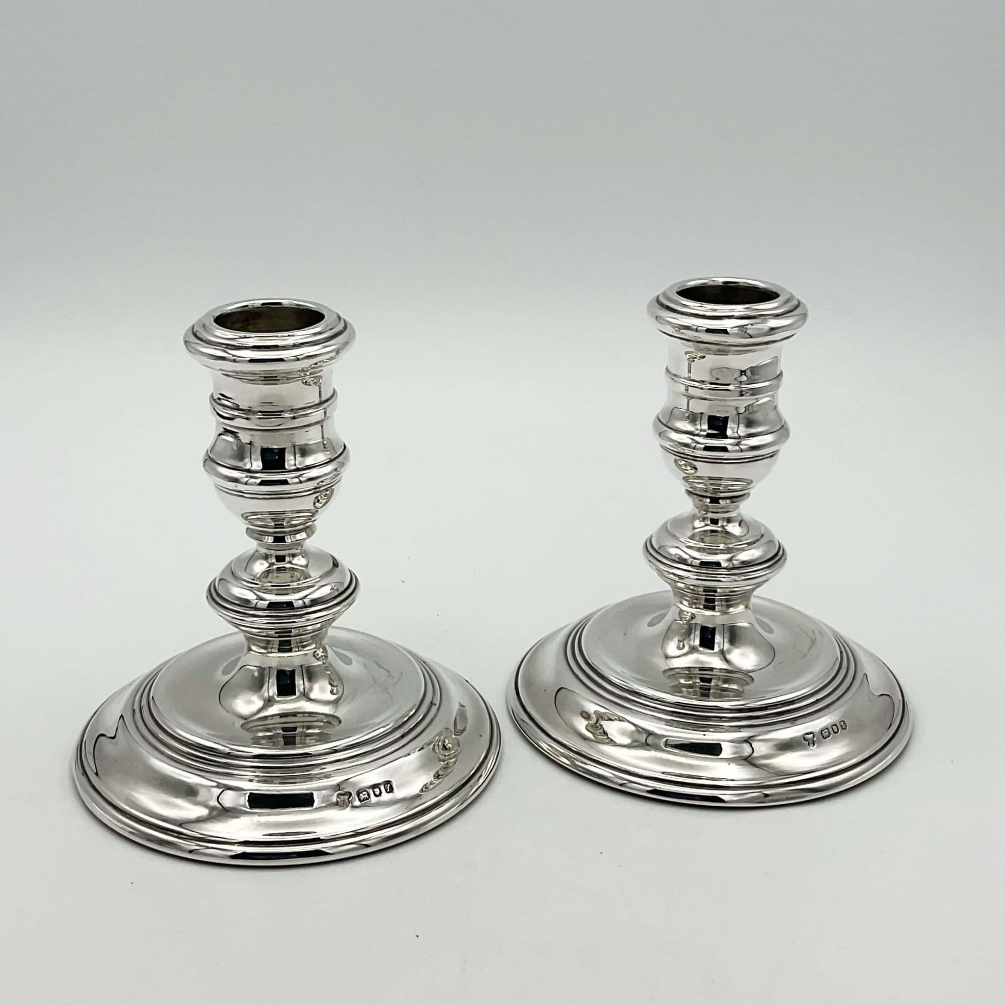 Sterling silver hot sale candlestick holders