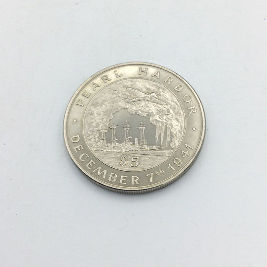 Pearl Harbor 5 Dollar Commemorative Coin