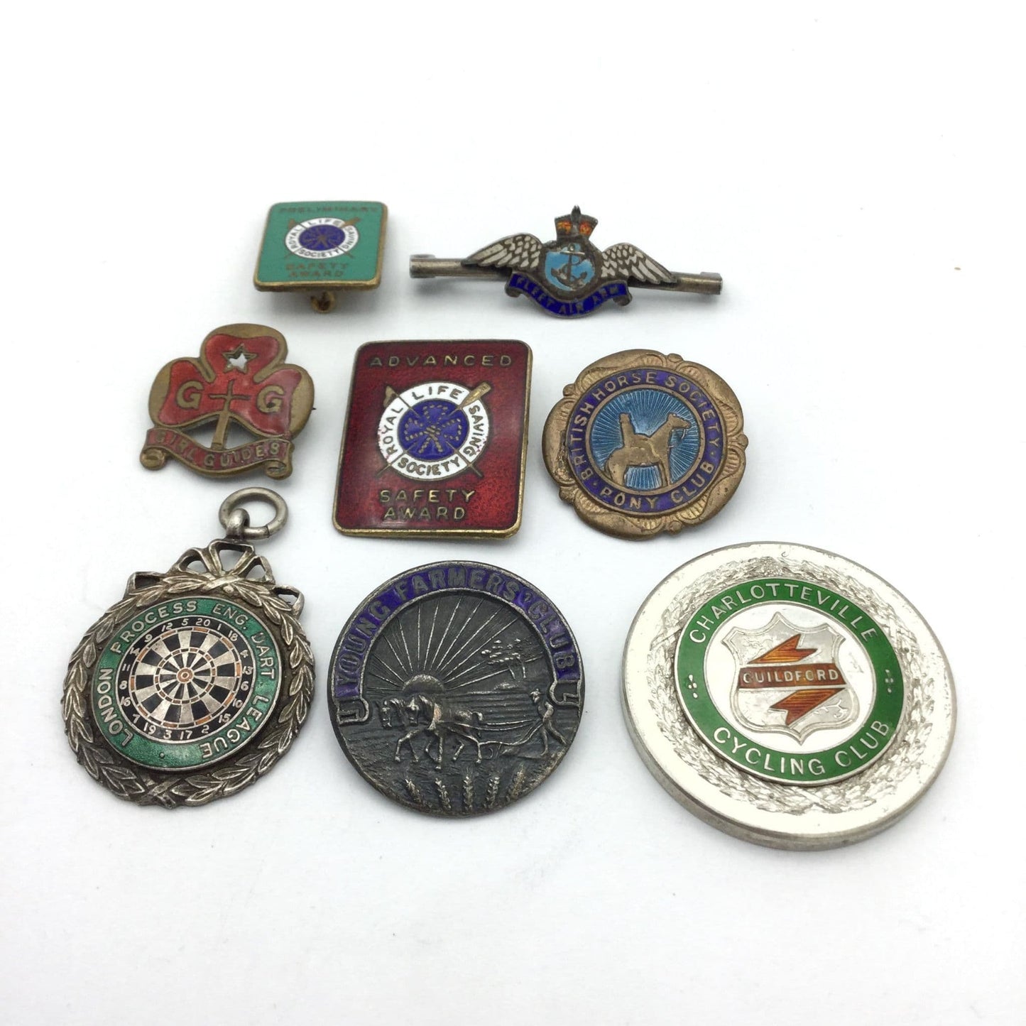 Vintage 1940s and 50s Badges and Medals Collection