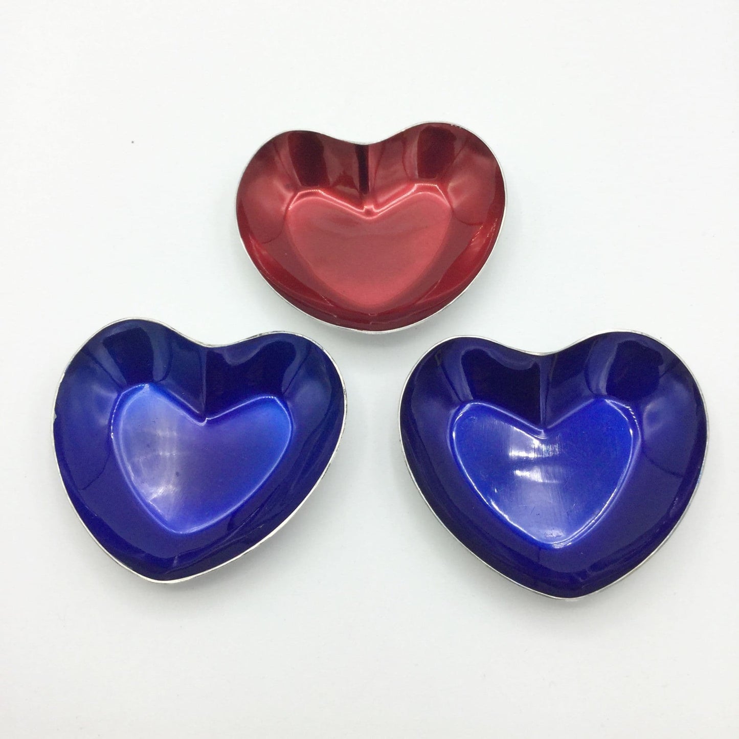 Set of Three Heart Shaped Bowls