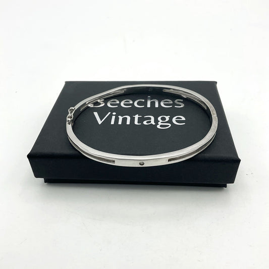 Vintage Silver Snap Bracelet